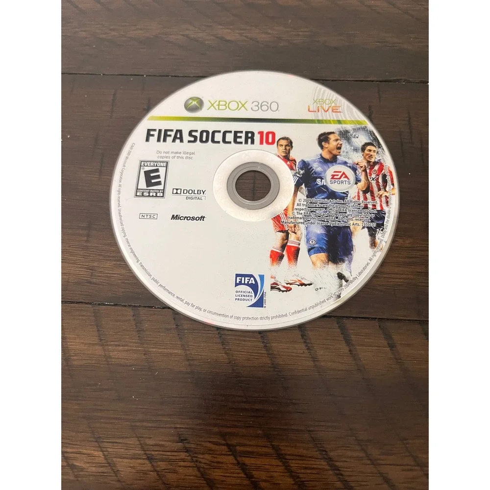 FIFA Soccer 10 Xbox 360 EA Sports Video Game Disc Only